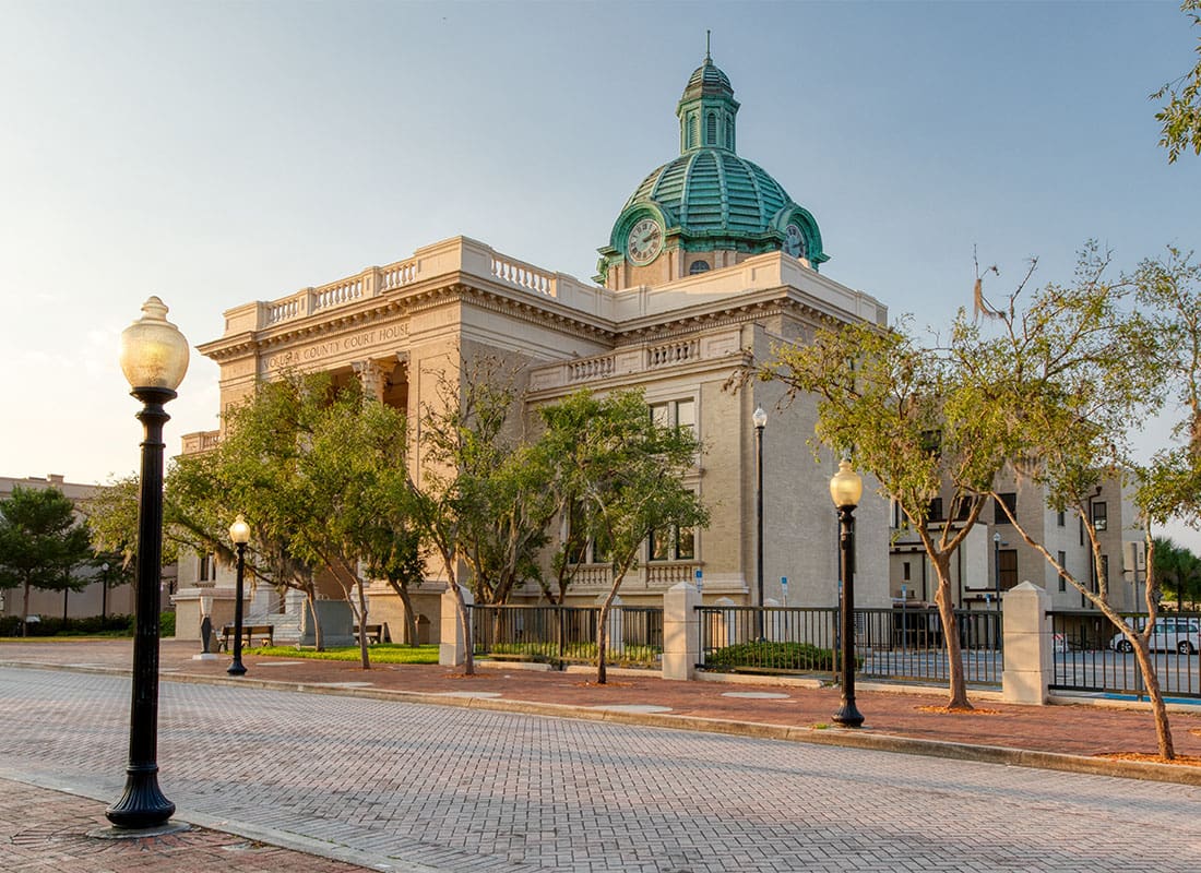 DeLand, FL - Historic Courthouse in DeLand Florida at Sunset